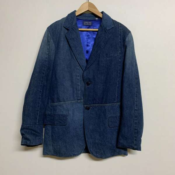 BLUE BLUE ブルーブルー ジャケット、ブレザー ジャケット、上着 Jacket 名作 19ss BLUE BLUE JAPAN 日本製 再構築インディゴデニム ジャケット 2/HRM 刺し子剣道カバーオール【USED】【古着】【中古】10043235のサムネイル