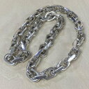 USED/古着 USED古着 ネックレス、ペンダント アクセサリー Accessory Necklace, Pendant シルバーチェーンネックレス / silver 925 / 1cm幅 ボリュームチェーン / シルバージュエリー / 刻印有り【USED】【古着】【中古】10045245