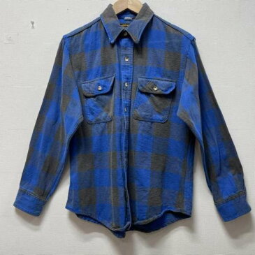 Eddie Bauer エディーバウアー 長袖 シャツ、ブラウス Shirt, Blouse 70s vintage 黒タグ前期 ネルシャツ【USED】【古着】【中古】10046510