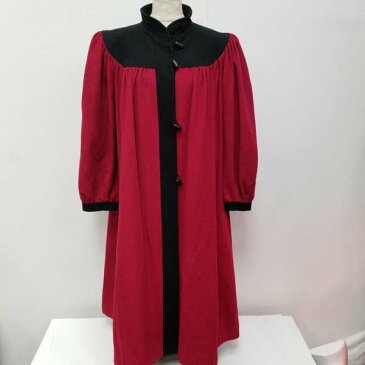 Yves Saint Laurent イヴサンローラン コート一般 コート Coat HW004-913 フェイクスエード切替 Aライン ウール ロングコート【USED】【古着】【中古】10047260