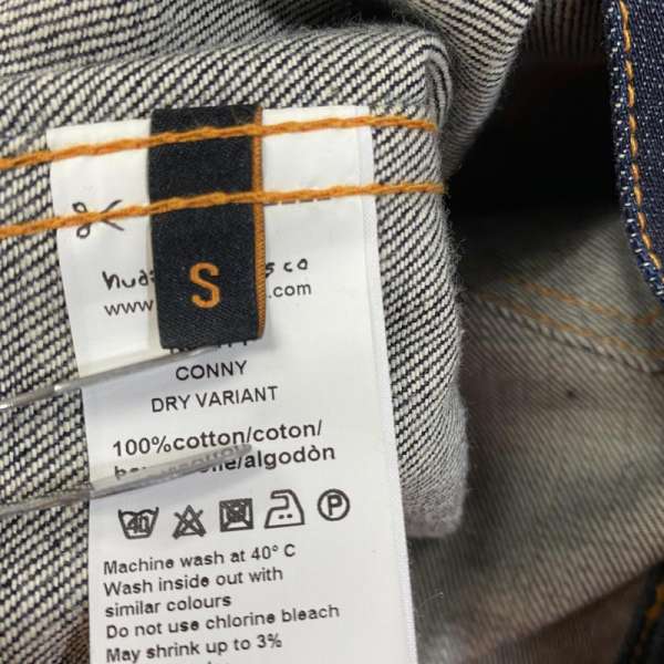 格安超激安 Nudie Jeans ヌーディージーンズ ジャンパー、ブルゾン ジャケット、上着 Jacket デニムジャケット / オレンジステッチ / 濃紺 / NJ3171 / インディゴ / MADE IN ITALY / S10047289:ドンドンダウンIS 得価特価