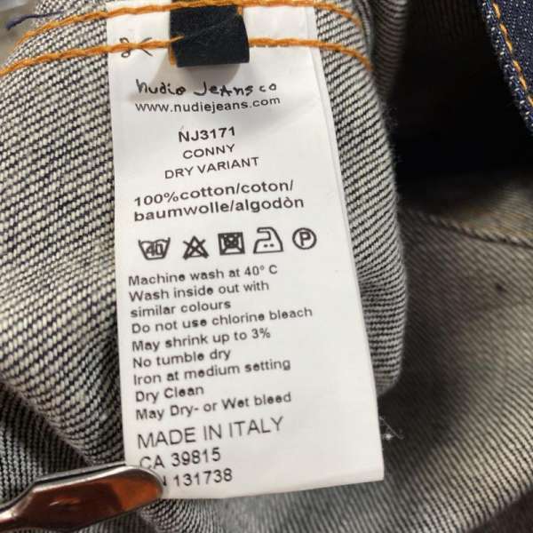格安超激安 Nudie Jeans ヌーディージーンズ ジャンパー、ブルゾン ジャケット、上着 Jacket デニムジャケット / オレンジステッチ / 濃紺 / NJ3171 / インディゴ / MADE IN ITALY / S10047289:ドンドンダウンIS 得価特価