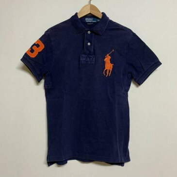 Polo by RALPH LAUREN ポロバイラルフローレン 半袖 ポロシャツ Polo Shirt Polo by Ralph Lauren USA 半袖 SLIM FIT 刺繡 ロゴマーク ナンバー ポロシャツ【USED】【古着】【中古】10047572