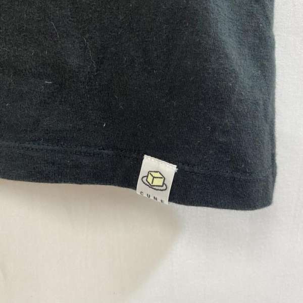 CUNE キューン 半袖 Tシャツ T Shirt 牛 COW Tシャツ プリントTシャツ ブラック M【USED】【古着】【中古】10052982