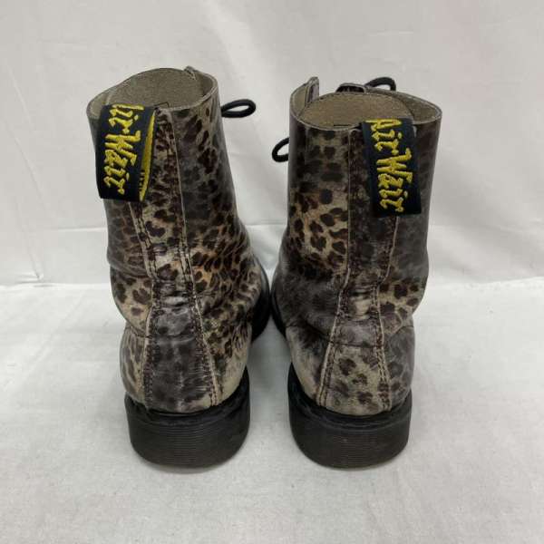 ドクターマーチン Dr.Martens 茶 ブラウン 一般 最高品質の ブーツ 【祝開店!大放出セール開催中】 ドクターマーチン ヒョウ柄ブーツ ブーツ