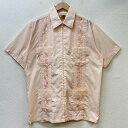 USED 古着 半袖 シャツ、ブラウス Shirt, Blouse GUAYABERA グァジャベーラ ジップアップ メキシカン キューバ【USED】【古着】【中古】10055441