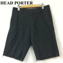 HEAD PORTER ヘッドポーター ショートパンツ パンツ Pants, Trousers Short Pants, Shorts HEAD PORTER ヘッドポーター ハーフ パンツ ショーツ 無地【USED】【古着】【中古】10056472