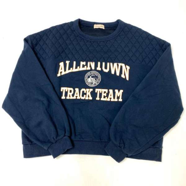 Samansa Mos2 サマンサ モスモス 長袖 トレーナー Sweat, Sweatshirt キルティング 切替 裏起毛 スウェット ロゴプリント【USED】【古着】【中古】10057073のサムネイル