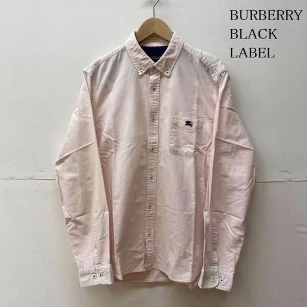 BURBERRY BLACK LABEL バーバリーブラックレーベル 長袖 シャツ、ブラウス Shirt, Blouse ボタンダウン 長袖 シャツ ドット【USED】【古着】【中古】10060390