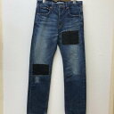 SERENITY. STILLMOMENT セレニティー.スティルモーメント デニム ジーンズ パンツ Pants, Trousers Denim Pants, Jeans リペア加工 スリムデニムパンツ 切替【USED】【古着】【中古】10060654