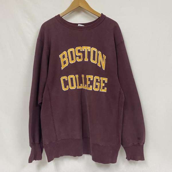 VINTAGE Be[W  g[i[ Sweat, Sweatshirt champion `sI REVERSEWEAVE o[XEB[u 90s 90N USA BOSTON COLLEGE JbWvg XLyUSEDzyÒzyÁz10061567