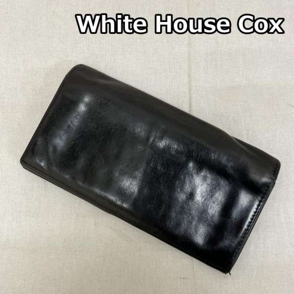 WHITE HOUSE COX ホワイトハウスコックス 長財布 財布 Wallet Long Wallet 二つ折り ブライドルレザー ウォレット 615【USED】【古着】【中古】10062010