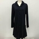 USED/古着 USED古着 コート一般 コート Coat CRESCENT DUO クレッシエント ドュオ 2654238 テンセル ショートショールカラー バックベルト付 コート 609【USED】【古着】【中古】10062347