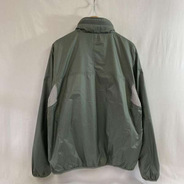 もございま STUSSY ステューシー ジャンパー、ブルゾン ジャケット、上着 Jacket stussy authentic gear/グラフチェック柄/ナイロンジャケット/カーキ/M10062881:ドンドンダウンIS ください