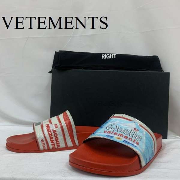 VETEMENTS ヴェトモン サンダル サンダル Sandals Vet172004105 納品書あり【USED】【古着】【中古】10063245