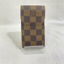 LOUIS VUITTON ルイヴィトン ポーチ ポーチ Pouch Demier ダミエ シガレットケース ブラウン メンズ レディース【USED】【古着】【中古】10064710