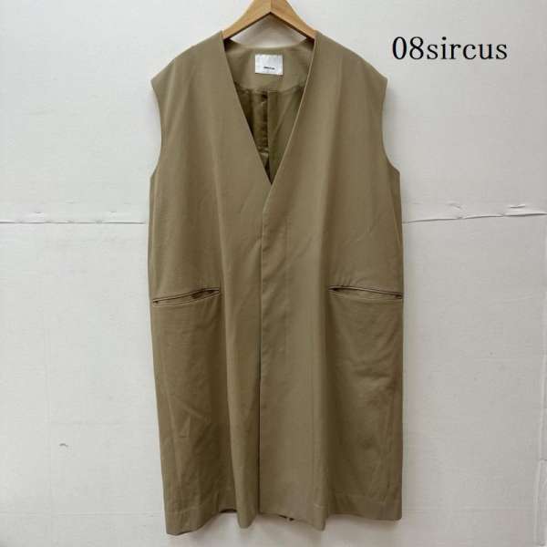 08sircus [GCgT[JX R[g R[g Coat 20ss High count gabardine sleeveless coat m[X[u R[gyUSEDzyÒzyÁz10071169