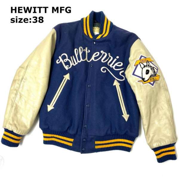 HEWITTMFG ヒューイットエムエフジー ジャンパー、ブルゾン ジャケット、上着 Jacket Bullterrier B.T.D 2000 スタジャン USA製 620【USED】【古着】【中古】10072548