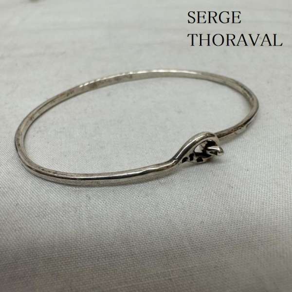 SERGE THORAVAL セルジュ トラヴァル ブレスレット、バングル アクセサリー Accessory Bracelet, Bangle MON AMOUR フック シルバー バングル 925【USED】【古着】【中古】10076768