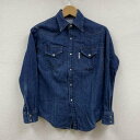 BLUE BLUE ブルーブルー 長袖 シャツ、ブラウス Shirt, Blouse デニム ウエスタン シャツ ジャケット ジージャン ボタンダウン10077888