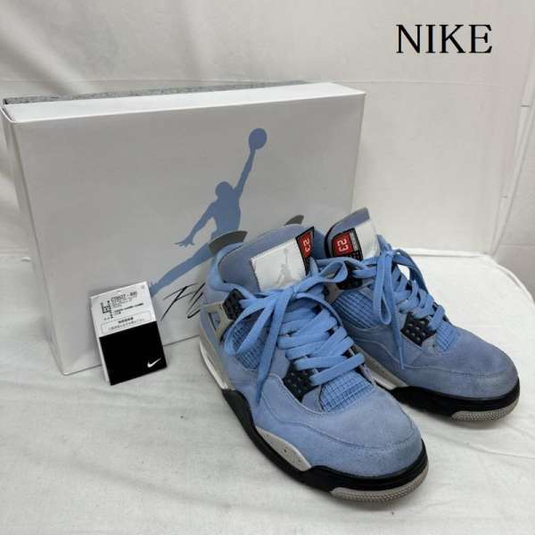 NIKE iCL Xj[J[ Xj[J[ Sneakers AIR JORDAN 4 RETRO UNIVERSITY BLUE jo[VeB CT8527-400yUSEDzyÒzyÁz10078465