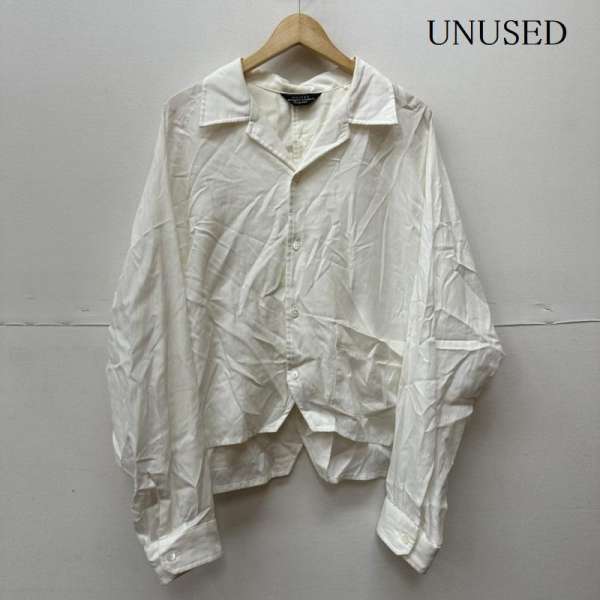 UNUSED アンユーズド 長袖 シャツ ブラウス Shirt, Blouse US1745 オープンカラー 長袖 シャツ【USED】【古着】【中古】10082101