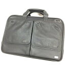 DUNHILL ダンヒル ショルダーバッグ ショルダーバッグ Shoulder Bag アボリティーズ ダブルジップブリーフケース D-747 QB6090A【USED】【古着】【中古】10084055