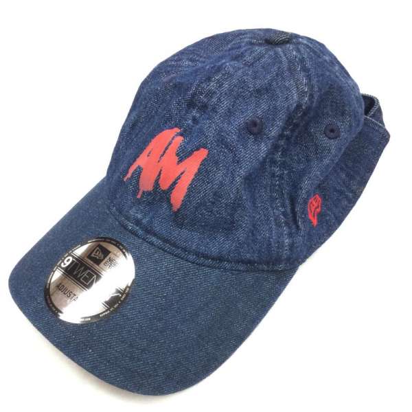 グラウンドワイ × AH MURDERZ for Red Spider × NEW ERA レッドスパイダー ニューエラ CAP デニム キャップ 帽子 GW-H04-056 トリプルコラボ FREE【USED】【古着】【中古】10084057