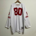 Mitchell&Ness ミッチェルアンドネス 長袖 カットソー Cut and Sewn MITCHELL&NESS JERRY RICE 49ERS ナンバリング ロングスリーブ カットソー フットボール ユニホーム【USED】【古着】【中古】10085887