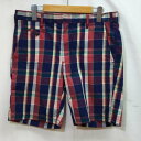 NEIGHBORHOOD ネイバーフッド ショートパンツ パンツ Pants, Trousers Short Pants, Shorts GIANT STEP 161SPNH-PTM04 チェック柄 コットン100％ 日本製【USED】【古着】【中古】10085960