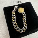 DIESEL ディーゼル ピアス アクセサリー Accessory Pierce DX1353 ドロップチェーン スタッド ピアス【USED】【古着】【中古】10086374