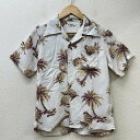 SUN SURF サンサーフ 半袖 シャツ、ブラウス Shirt, Blouse SS38032 ヤシの木 パイナップル レーヨン アロハ【USED】【古着】【...