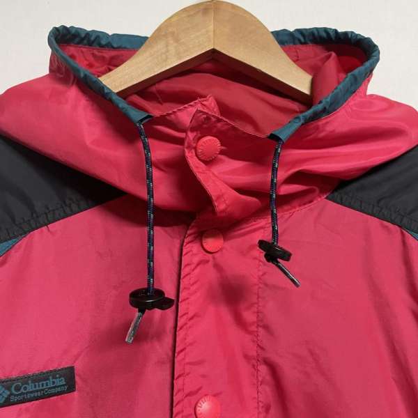 コロンビア Columbia ナイロン 配色 アノラックパーカー KM3120 S5 M【USED】【古着】【中古】10087427