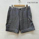 FACTOTUM ファクトタム ショートパンツ パンツ Pants, Trousers Short Pants, Shorts ワイド デニム ショート パンツ【USED】【古着】【中古】10088133