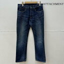 ATTACHMENT アタッチメント デニム ジーンズ パンツ Pants, Trousers Denim Pants, Jeans 13.5oz セルビッチ デニム ストレート AP32-249【USED】【古着】【中古】10088142