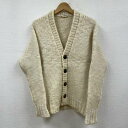 VAN JAC ヴァンヂャケット 長袖 カーディガン Cardigan カーディガン ウール ニット 長袖 くるみボタン ケーブル セーター【USED】【古着】【中古】10089808