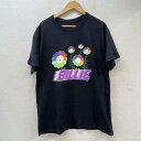 JUST DON ジャスト ドン 半袖 Tシャツ T Shirt 村上隆 × Billie Eilish ビリーアイリッシュ コラボTシャツ【USED】【古着】【中古】10090039