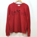 EVISU エヴィス 長袖 Tシャツ T Shirt プリントTee おそ松くん コラボ カモメ バックプリント YAMANE コットン100％【USED】【古着】【中古】10090040