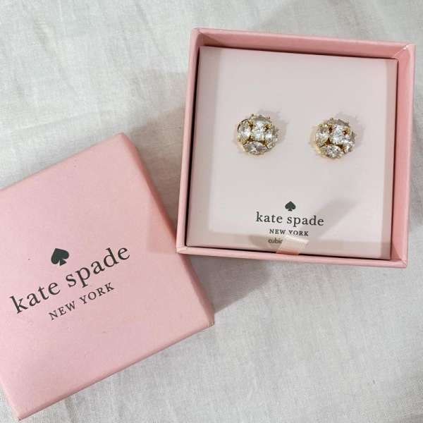 Kate Spade ケイトスペード ピアス アクセサリー Accessory Pierce kate spade cubic zirconia flying colors earrings/ゴールド/ピアス【USED】【古着】【中古】10090712