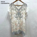 GRACE CONTINENTAL O[XR`l^  `jbN Short Dress, Long Shirt, Tunic O[XR`l^ `jbN hX s[X N[F  size36yUSEDzyÒzyÁz10090884