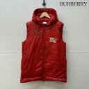 BURBERRY o[o[ _ExXg WPbgA㒅 Jacket RED POLYAMIDE VEST by _E xXgyUSEDzyÒzyÁz10090923
