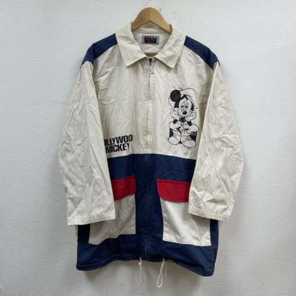 USED/古着 USED古着 ジャンパー ブルゾン ジャケット 上着 Jacket GEMS HOLLYWOOD MICKEY ブルゾン ジャケット ロゴ ミッキーマウス プリント ディズニー【USED】【古着】【中古】10092255