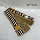 BURBERRY バーバリー ストール一般 ストール Large Scarf Scarf ツイリー TB ロゴ スカーフ 2本セット【USED】【古着】【中古】10092478