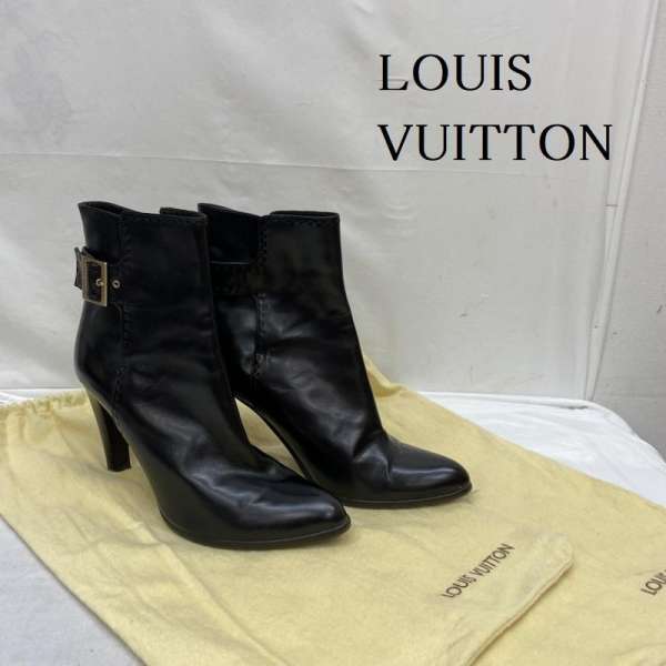 LOUIS VUITTON CBg V[gu[c u[c Boots Short Boots S[h LVS xg Xeb` U[ V[g u[c 38yUSEDzyÒzyÁz10094162