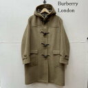 Burberry London バーバリーロンドン コート一般 コート Coat ダッフル コート ロング丈 フード ウール カシミヤ混 裏地 ノバチェック BBC38-711-46【USED】【古着】【中古】10094778