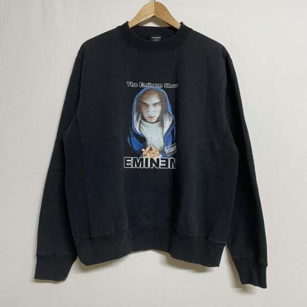 USED 古着 長袖 トレーナー Sweat, Sweatshirt BYWEAR / バイウェア THE EMINEM SHOW フォトプリント コットン 長袖 裏起毛 スウェット トレーナー【USED】【古着】【中古】10094994