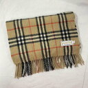 BURBERRYS バーバリーズ マフラー マフラー Long Scarf BURBERRYS/ノバチェック/バーバリーチェック/ベージュ/PURE CASHMERE/ユニセックス【USED】【古着】【中古】10095896