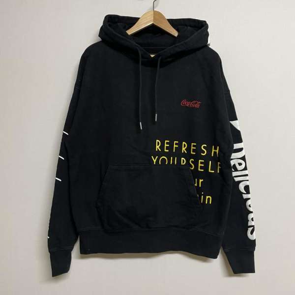 atmos アトモス 長袖 パーカー Hooded Sweatshirt, Hoodie アトモスラボ コカコーラ バイ アトモスラボ ドリンク デリシャス フーディー AT20-051【USED】【古着】【中古】10096170