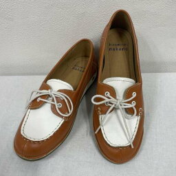 HIROMICHINAKANO ヒロミチナカノ ローファー ローファー Loafers hiromichi nakano デッキシューズ レザー 革靴 TI 8A 727H 厚底 ローカット 23.5cm 定価￥11,000【USED】【古着】【中古】10096263