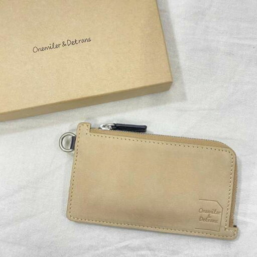 レザー onemiler & detrans/Fragment wallet/ラグメントケース/ベージュ/ODMOD-S004/ユニセックス 表記無し【USED】【古着】【中古】10096868 レザー onemiler & detrans/Fragment wallet/ラグメントケース/ベージュ/ODMOD-S004/ユニセックス 表記無し【USED】【古着】【中古】10096868